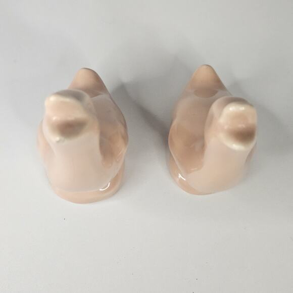 Vintage Caliente Pottery Pink Duck Figurine Set Retro Made In USA #303 Haldem CA - Picture 4 of 8